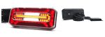 Lampă spate multifuncțională WAS 1290 L/P BLACK O12 - 12V