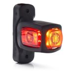 Lampă de gabarit față-spate cu marcaj lateral WAS 2053 P - 12V-24V