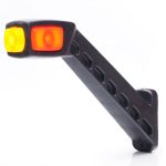 Lampă de gabarit față-spate cu marcaj lateral WAS 2057 N L - 12V-24V