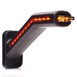 Lampă de gabarit față-spate cu marcaj lateral WAS 2067 P DARK NN - 12V-24V