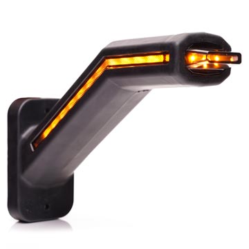 2070p-dark-0.jpg Lampă de gabarit față-spate cu marcaj lateral și semnalizare spate WAS 2070 P DARK NN - 12V-24V - imagine 1