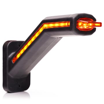 2071p-0.jpg Lampă de gabarit față-spate cu marcaj lateral și semnalizare laterală WAS 2074 P NN - 12V-24V - imagine 1