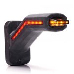 Lampă de gabarit față-spate cu marcaj lateral WAS 2082 P DARK NN - 12V-24V