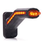 Lampă de gabarit față-spate cu marcaj lateral WAS 2083 P NN - 12V-24V