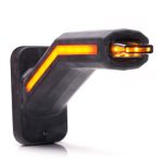 Lampă de gabarit față-spate cu marcaj lateral WAS 2084 P N - 12V-24V