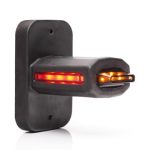 Lampă de gabarit față-spate cu marcaj lateral WAS 2088 P DARK NN - 12V-24V