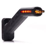 Lampă de gabarit față-spate cu marcaj lateral WAS 2094 P DARK NN - 12V-24V