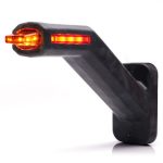 Lampă de gabarit față-spate cu marcaj lateral WAS 2095 L NN - 12V-24V