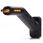 Lampă de gabarit față-spate cu marcaj lateral și semnalizare laterală WAS 2097 L DARK NN - 12V-24V