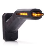 Lampă de gabarit față-spate cu marcaj lateral și semnalizare laterală WAS 2222 P DARK NN - 12V-24V