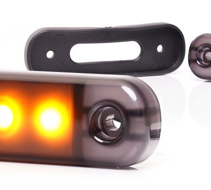 Lampă de poziție laterală LED WAS W275.1 BLACK 2336 – 12V/24V