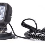 Proiector de lucru 12 LED (prindere magnetică, cablu spiralat 3 m cu ștecher de brichetă) WAS 691.3 - 12V-24V
