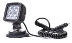 Proiector de lucru 12 LED (prindere magnetică, cablu spiralat 3 m cu ștecher de brichetă) WAS 691.3 - 12V-24V