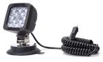 Proiector de lucru 12 LED (prindere magnetică, cablu spiralat 7 m cu ștecher de brichetă) WAS 691.4 - 12V-24V