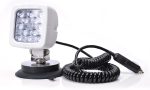 Proiector de lucru 12 LED (prindere magnetică, cablu spiralat 3 m cu ștecher de brichetă) WAS 695.3* - 12V-24V