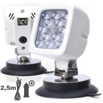 Proiector de lucru 12 LED cu întrerupător (prindere magnetică, cablu drept 2,5 m cu ștecher de brichetă) WAS 696.2* - 12V-24V