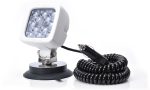 Proiector de lucru 12 LED cu întrerupător (prindere magnetică, cablu spiralat 7 m cu ștecher de brichetă) WAS 696.4* - 12V-24V