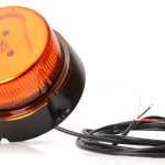 Girofar portocaliu (8 programe, lentilă portocalie, prindere magnetică, cablu drept 3 m) WAS 852.3* - 12V-24V