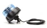 Girofar albastru (8 programe, lentilă albastră, prindere pe tijă, cablu drept 3 m) WAS 853.6* - 12V-24V - imagine 2