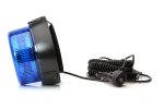 Girofar albastru (8 programe, lentilă albastră, prindere magnetică, cablu spiralat 7 m cu ștecher de brichetă) WAS 853.2* - 12V-24V - imagine 3