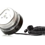Girofar (8 programe, lentilă transparentă, prindere magnetică, cablu spiralat 3 m cu ștecher de brichetă) WAS 853.7* - 12V-24V