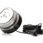 Girofar (8 programe, lentilă transparentă, prindere magnetică, cablu spiralat 7 m cu ștecher de brichetă) WAS 853.8* - 12V-24V