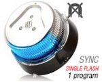 Girofar (lentilă transparentă, prindere pe 3 șuruburi, cablu drept 3 m) WAS 867.10SYNC* - 12V-24V - imagine 2