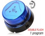 Girofar albastru (1 program, lentilă albastră, prindere magnetică, cablu spiralat 3 m cu ștecher de brichetă) WAS 867.1D* - 12V-24V - imagine 2