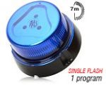 Girofar albastru (1 program, lentilă albastră, prindere magnetică, cablu spiralat 7 m cu ștecher de brichetă) WAS 867.2* - 12V-24V - imagine 2